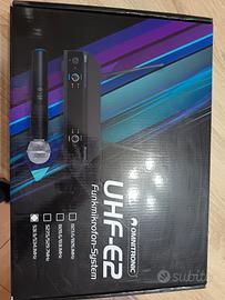 doppio radio microfono omnitronic uhf-e2 