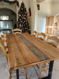 Tavolo in legno 220x100