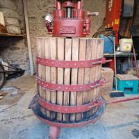 Torchio idraulico 80 cm con ruote F.lli MARCHISIO