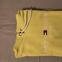 Tommy Hilfiger felpa taglia M verde blu 