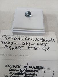 pietra acquamarina con garanzia 