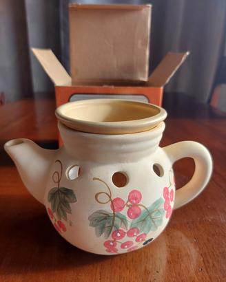Brucia-essenze in Ceramica a forma di Teiera
