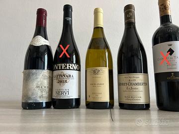 Vini pregiati da collezione(anche singoli)