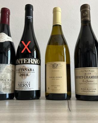 Vini pregiati da collezione(anche singoli)