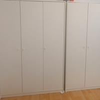 set armadi Ikea guardaroba bianchi