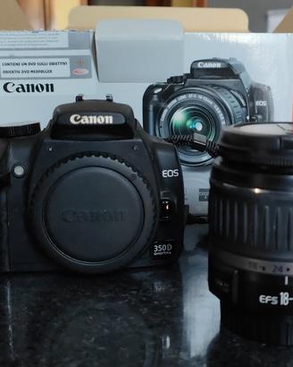 Canon EOS 350D Digital Kit 18-55mm con scatola
