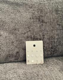 set orecchini argento