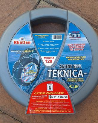 Catene da neve Rhutten Teknica 9mm Misura 120