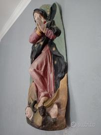 Madonna in carta pesta e gesso