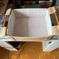 Cestino porta oggetti o Contenitore Juta nuovo.