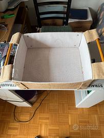 Cestino porta oggetti o Contenitore Juta nuovo.