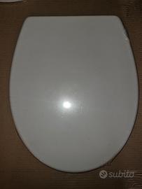 Tavoletta wc bianco nero