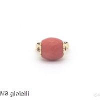 Anello oro giallo e corallo