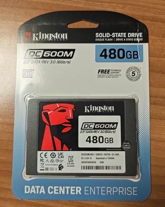 ssd Enterprise Kingston dc600M 480gb - nuovo 