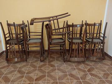 antiche sedie in legno 