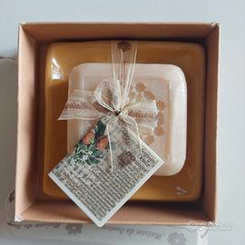 Portasapone etnico ceraminca nuovi regali Natale