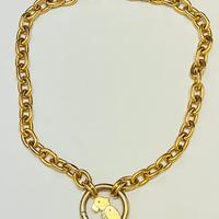 Collana oro giallo pomellato