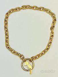 Collana oro giallo pomellato