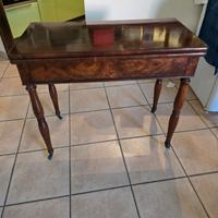 Consolle/Tavolino da gioco antico fine 800