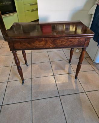 Consolle/Tavolino da gioco antico fine 800