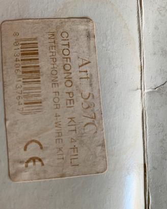 Citofono Elvox 537/c