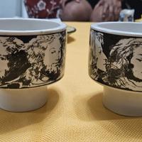 Tazze porcellana d'arte Pietro Annigoni Eva Sud