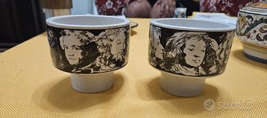 Tazze porcellana d'arte Pietro Annigoni Eva Sud