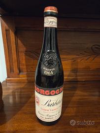BOTTIGLIA VINO BARBARESCO  - BORGOGNO RISERVA 1964