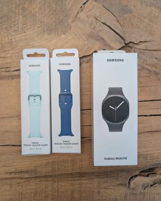 Samsung Galaxy Watch 8 44mm LTE con 3 cinturini