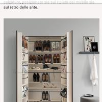 Scarpiera Bi Rex con ante