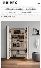 Scarpiera Bi Rex con ante