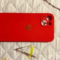Cover rossa per Iphone 13