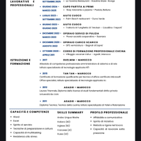 Capo partita ai primi o aiuto cuoco