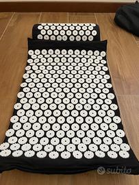 Tappetino agopressione con cuscino per massaggio