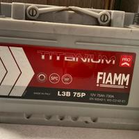 Batteria auto Fiamm 75ah L3B 75P positivo a dx