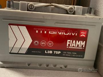 Batteria auto Fiamm 75ah L3B 75P positivo a dx