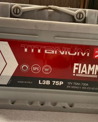 Batteria auto Fiamm 75ah L3B 75P positivo a dx