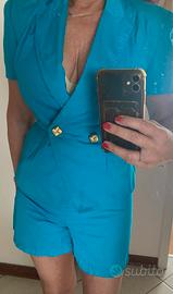 Tailleur estivo azzurro