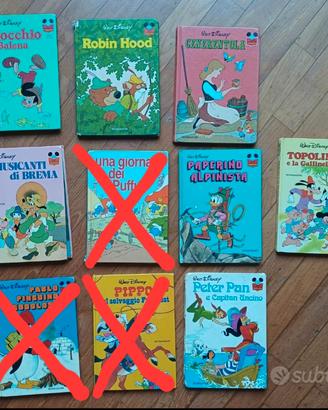 Libri della Walt Disney anni 70