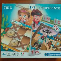 Gioco in scatola per bambini Tris e L'Impiccato