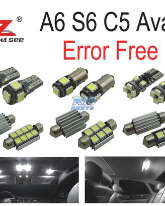 KIT 26 LAMPADE LED INTERNE PER AUDI A6 S6 C5 AVANT