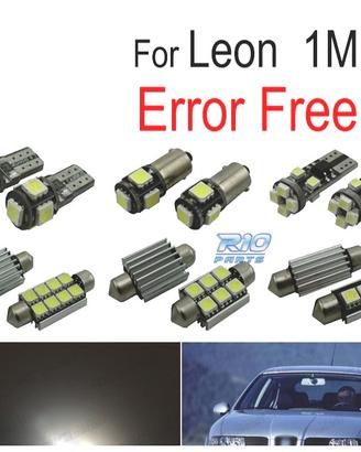 KIT 15 LAMPADE LED INTERNE PER SEAT LEON 1 M 1 99-