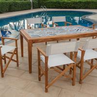 Tavolo e sedie da giardino Nuovi