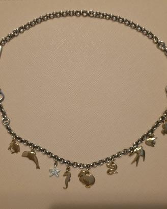 Collana/bracciale Ten Ten DoDo oro 18kt e Argento 