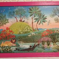 Quadro puzzle con animali