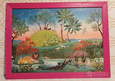 Quadro puzzle con animali