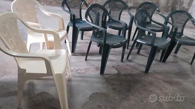 Sedie in plastica 