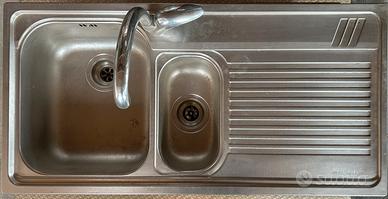 Franke Lavello Cucina 1 Vasca e Mezzo cn Rubinetto