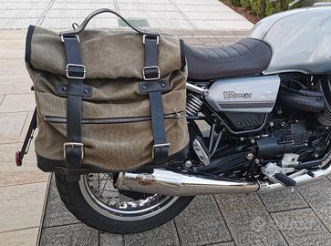 Borse laterali Moto Guzzi V7 850 originali complet