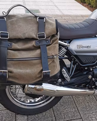 Borse laterali Moto Guzzi V7 850 originali complet
